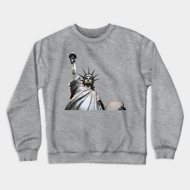 Lady Liberty Crewneck Sweatshirt by Mackabee Designs